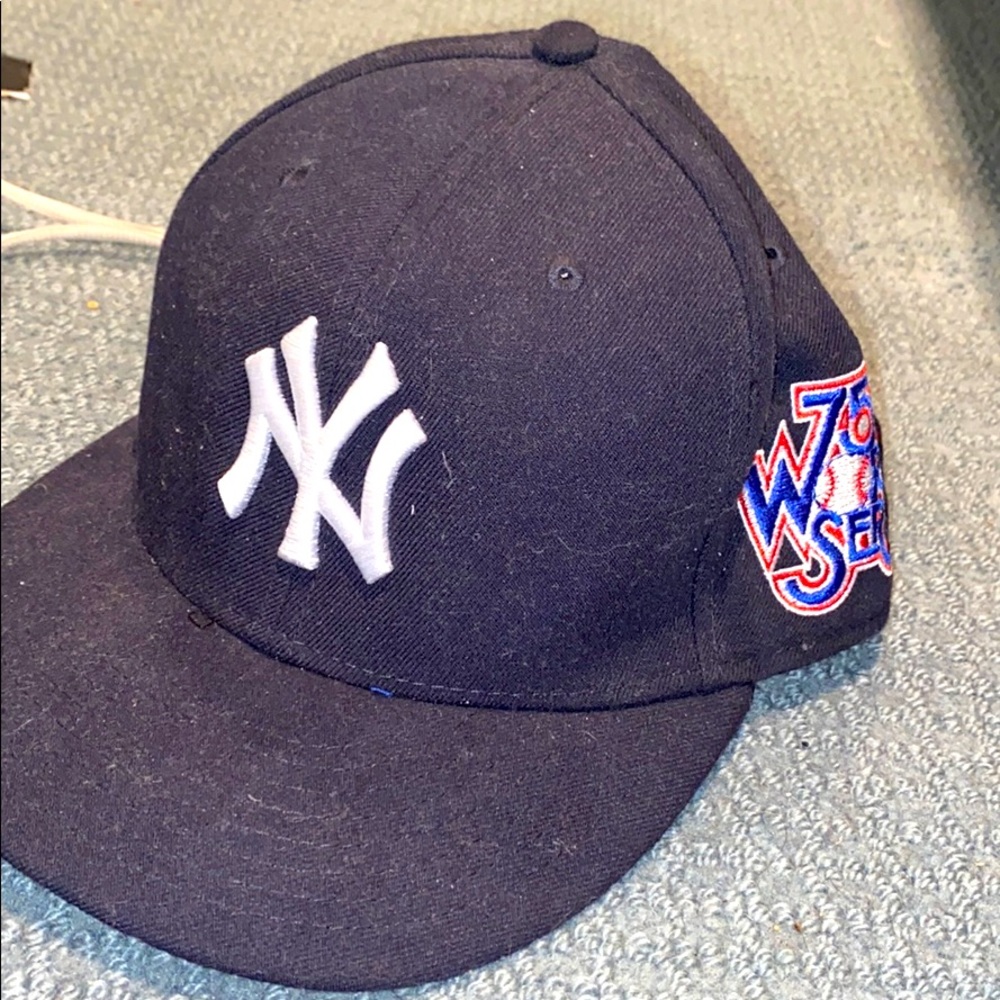 NY Yankees hat 75th World Series